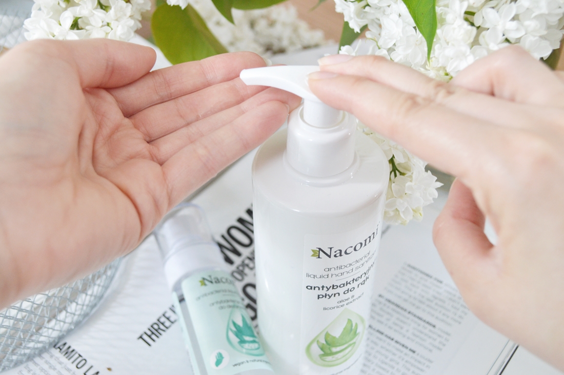 płyn antybakteryjny nacomi drogeria internetowa puderek.com.pl